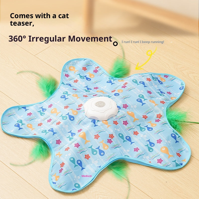 Jouet interactif caché pour chat – Anti-ennui automatique