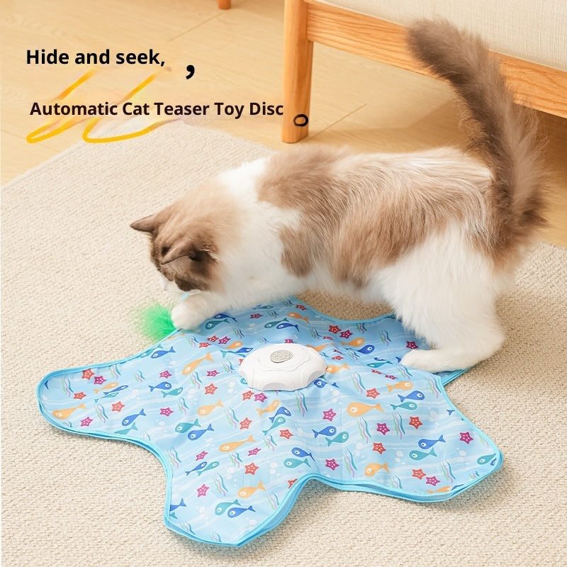 Jouet interactif caché pour chat – Anti-ennui automatique