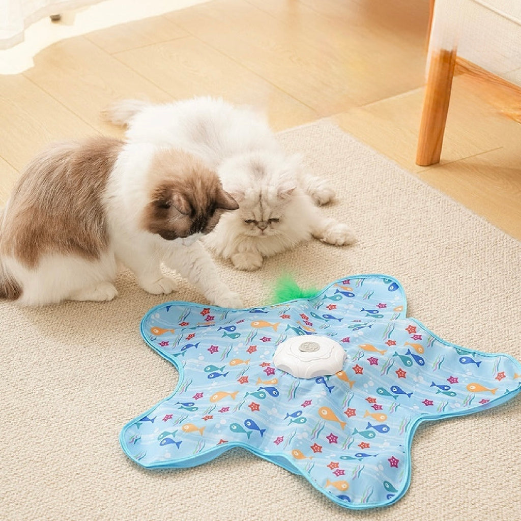 Jouet interactif caché pour chat – Anti-ennui automatique