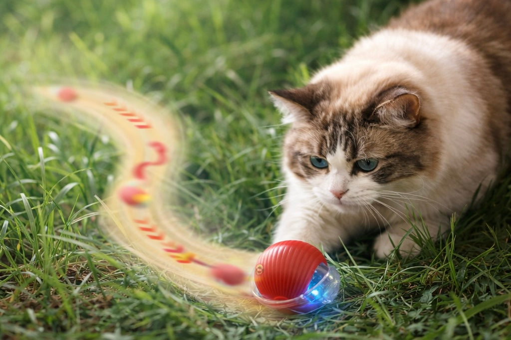 Balle interactive pour chat et chien" – Anti-ennui automatique